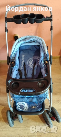 Комбинирана количка Future с люлеещ механизъм и поставки, снимка 2 - Детски колички - 54101011