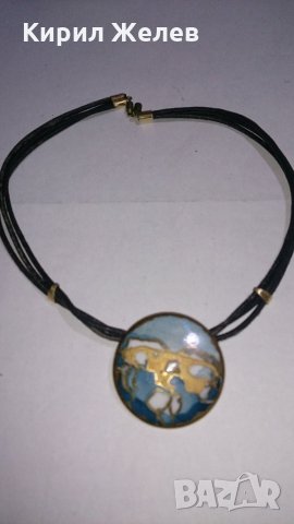 Гердан колие силиконова верижка с висулка - 8535