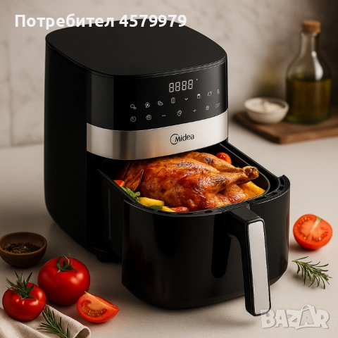 Еър фрайър Midea MF-CN65E2 - За готвене с горещ въздух