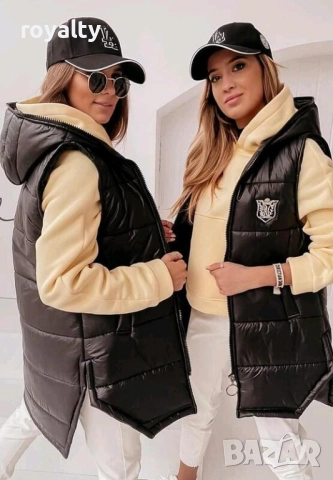 Черен дамски асиметричен елек