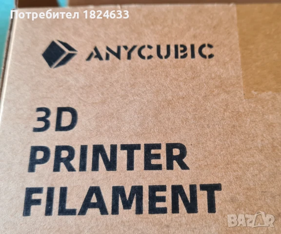 Оригинален ANYCUBIC PLA филамент черен 1кг, 5кг, 10кг, снимка 4 - Принтери, копири, скенери - 51256975