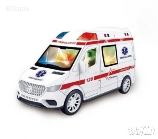 Реалистична линейка със светлинни и звукови ефекти, снимка 5 - Коли, камиони, мотори, писти - 52743566