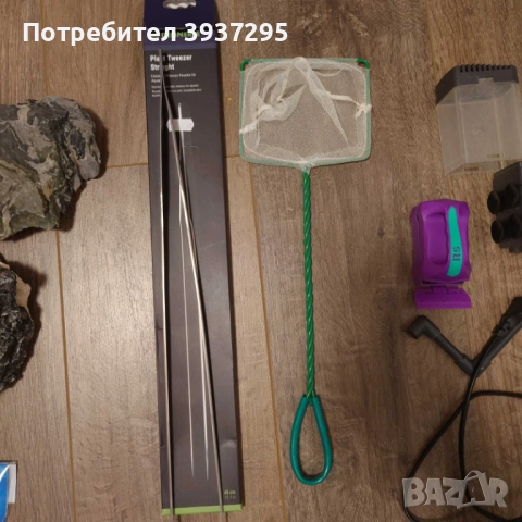 Аквариум оборудван + консумативи, снимка 5 - Аквариуми - 51450739
