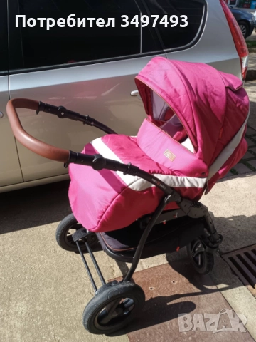 Изгодно!! Бебешка/Детска количка 3 в 1 Verdi Optima, снимка 7 - Детски колички - 52126667