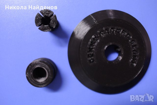 Черна клампа за грамофон, снимка 6 - Грамофони - 35405436