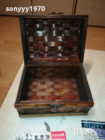 ДЪРВЕНА КУТИЯ-АНТИКА ОТ ФРАНЦИЯ 1412241928, снимка 4 - Антикварни и старинни предмети - 48348447