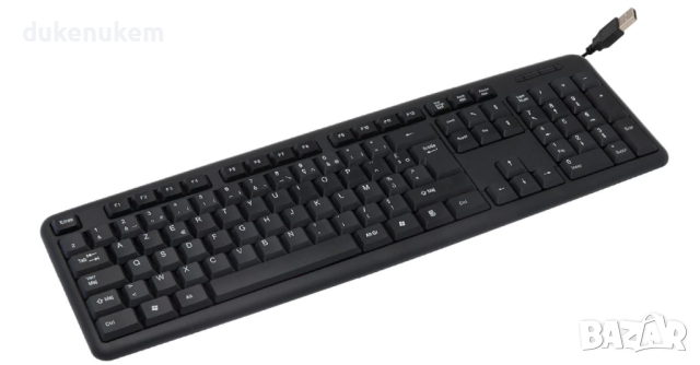 Чисто Новa USB калвиатура APM AZERTY 105 клавиша цифров блок, снимка 1 - Клавиатури и мишки - 44737734