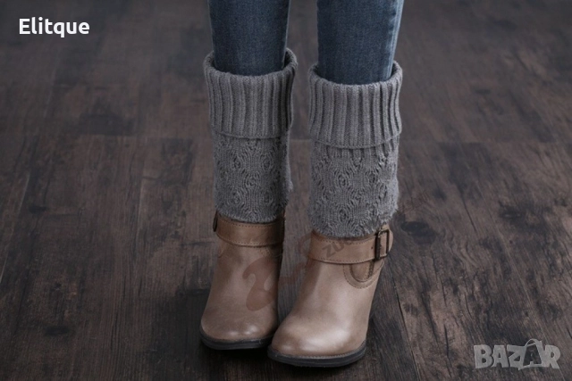 Плетени дамски чорапи, гети, снимка 16 - Други - 52644479