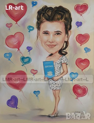 Рисувам ръчно КАРИКАТУРИ, ШАРЖ от снимка по ваш избор, професионално, снимка 14 - Картини - 44366197