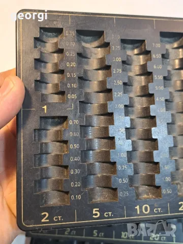 монетник  за монети до 1 и 2 лева   18/1, снимка 4 - Нумизматика и бонистика - 49029333