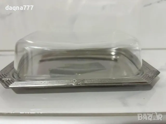 Съд за масло Германия с прозрачен капак Butter Bell , снимка 10 - Прибори за хранене, готвене и сервиране - 49606253