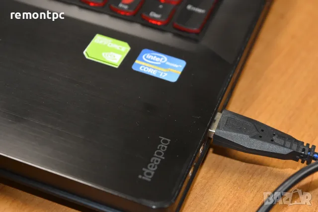 Геймърски лаптоп с видео карта и 4 ядрен / 8 нишков процесор . Lenovo Y500 I7 3630, снимка 4 - Лаптопи за игри - 55833791