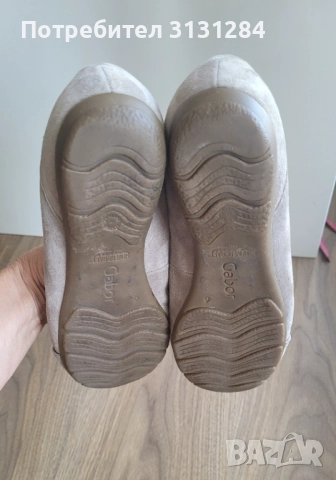 Gabor женски обувки от истински велур 38 р Германия, снимка 8 - Дамски ежедневни обувки - 51498390