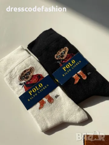 Чорапи с мече Polo Ralph Lauren , снимка 8 - Мъжки чорапи - 48783238
