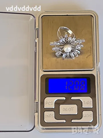 Сребърен пръстен "Звезда" проба 925, снимка 2 - Пръстени - 55777816