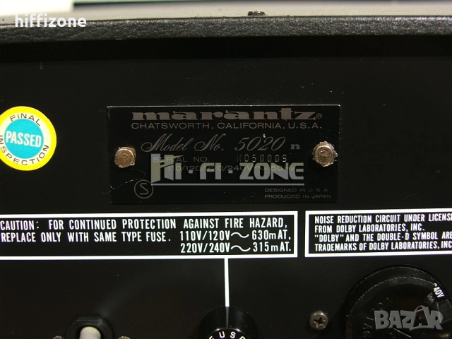 ДЕК   Marantz model 5020 , снимка 9 - Декове - 54349625