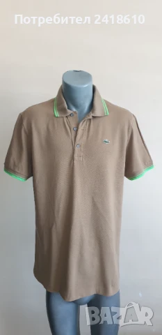 Lacoste Pique Cotton Regular Fit Mens Size 5 - L - ОРИГИНАЛНА Тениска!, снимка 8 - Тениски - 50861803