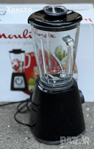 Блендер Moulinex Blendforce Glass LM430810, 800W, стъклена кана 1.75L, 2 скорости + Pulse, снимка 5 - Блендери - 56165324
