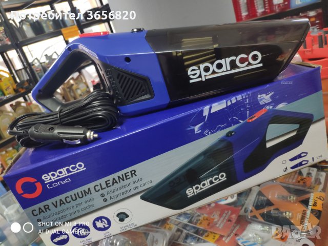 Прахосмукачка за кола SPARCO 12V 55.00лв, снимка 1 - Аксесоари и консумативи - 40085246