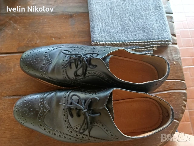 Официални кожени обувки, снимка 2 - Официални обувки - 50739612