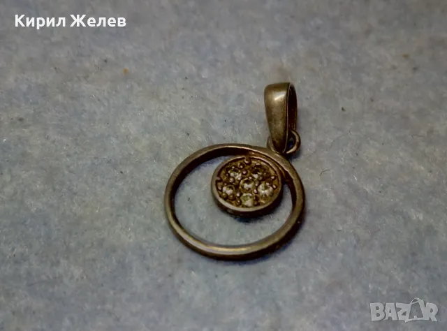 СКЪПОЦЕНЕН СРЕБЪРЕН МЕДАЛЬОН СРЕБРО 925 с БЛЕСТЯЩИ ФАСЕТИРАНИ ЦИРКОНИ 47503, снимка 7 - Колиета, медальони, синджири - 49551526