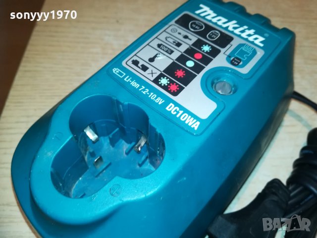 makita dc10wa 7.2-10.8v li-ion charger-внос switzerland, снимка 5 - Винтоверти - 29592342