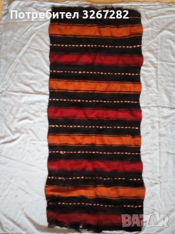 Черга,Старинна, Ръчно Тъкана, Кюстендилско, снимка 10 - Антикварни и старинни предмети - 44273505