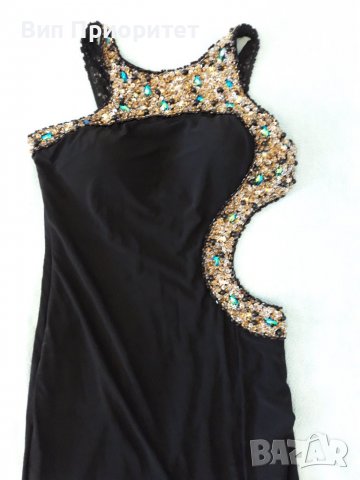 Скъпа , много скъпа вечерна тежка рокля с камъни , дълга , елегантна , за най-изискана дама, снимка 4 - Рокли - 37344146