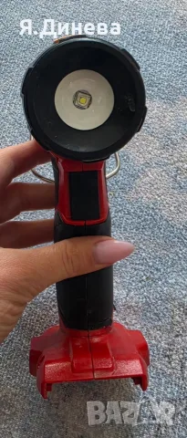 Акумулаторен фенер Einhell 18v, снимка 4 - Градинска техника - 56545975