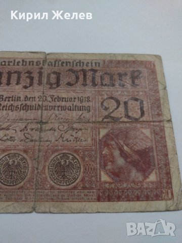 Стара рядка банкнота - 1918 година - за колекция декорация- 17934, снимка 4 - Нумизматика и бонистика - 31039762