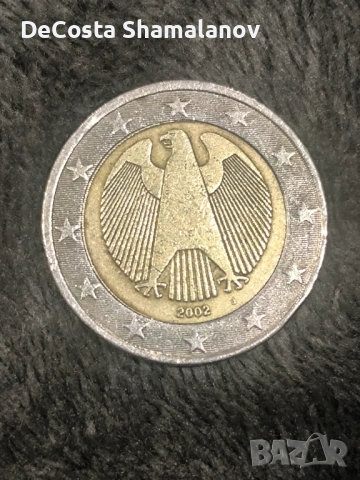 Колекционерска монета 2 евро 2002г Германия