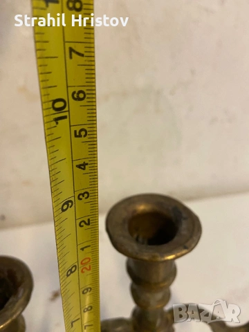 Свещници , снимка 4 - Антикварни и старинни предмети - 53278547