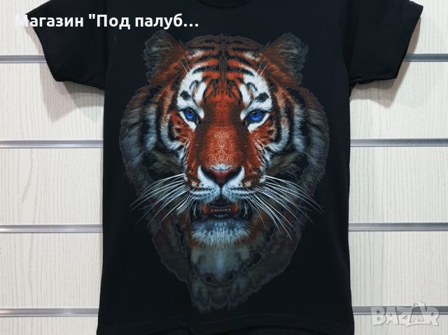 Нова мъжка тениска с дигитален печат Тигър, снимка 12 - Тениски - 29888475