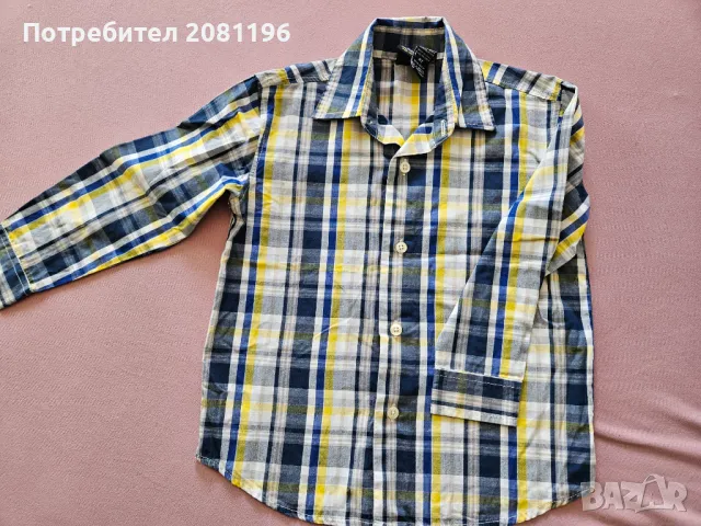 Ризи за момче с дълъг ръкав, снимка 4 - Детски ризи - 47651407