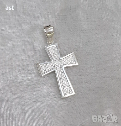 Сребърен медальон Кръст