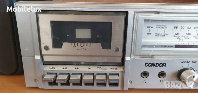 CONDOR HI-FI stereo casette deck +tuner, снимка 2 - Аудиосистеми - 40057089