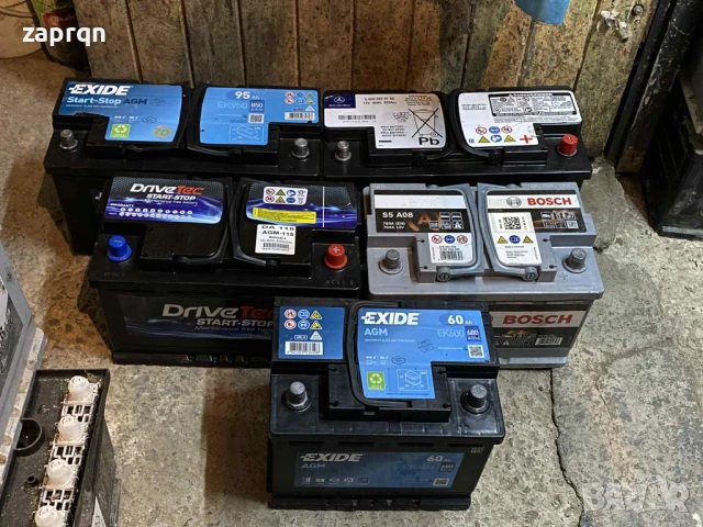 Маркови Акумулатори AGM/АГМ 60/70/80/90/95/105 амп/ч Vatra/Banner/Bosh с гаранция