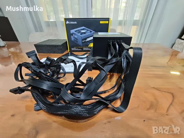 Продавам компютърно захранване Corsair TX750M – 750W, 80 PLUS Gold (Пълен комплект), снимка 8 - Захранвания и кутии - 56243357