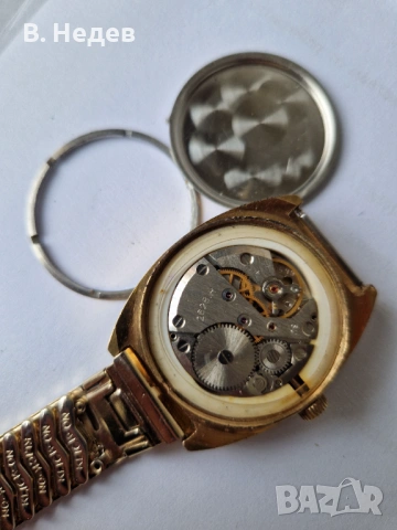 RАКЕТА 19 jewels, 2628 Н, USSR, Au 10 каса, 36,5 мм TOP!, снимка 8 - Мъжки - 54200696