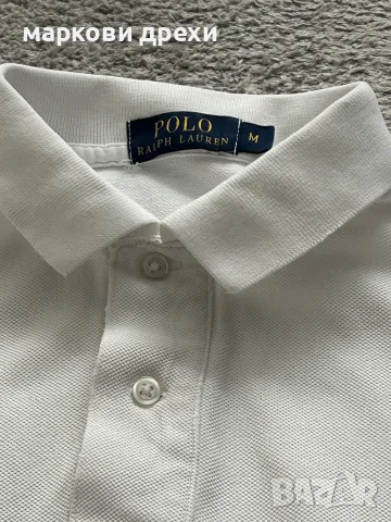 POLO RALPH LAUREN White polo-shirt M, снимка 10 - Тениски - 50433799