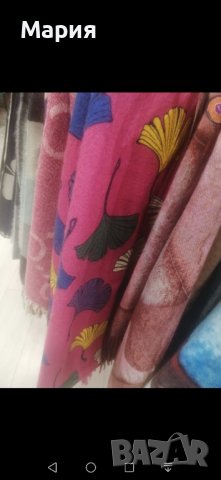 Нови Пролетни меки шалове с котета 🐈, 🐶 кучета и цветя 💐 . Дължина 180 см/70 см ширина, снимка 15 - Шалове - 38967880