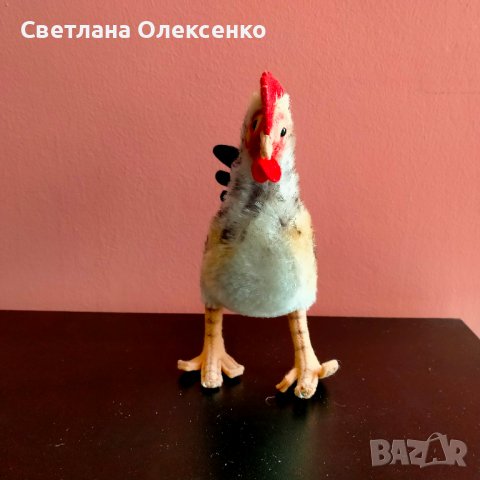 Колекционерска мека играчка Steiff Hen Chicken Пиле, снимка 5 - Колекции - 37744054