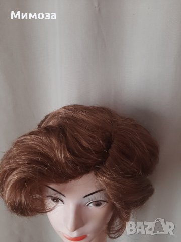 WIG Пепеляво руса, къса,къдрева перука , снимка 10 - Аксесоари за коса - 38338524