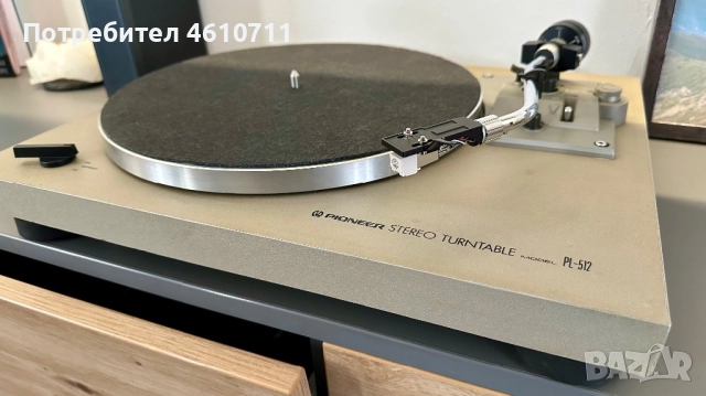 Грамофон Pioneer PL 512 Видео, снимка 2 - Грамофони - 52504138