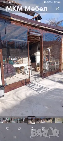 Ветроупорни завеси от прозрачен кристал Изработка и монтаж Гама от цветове , снимка 2 - Други - 50381079