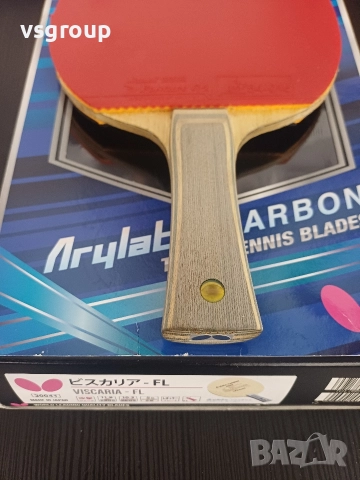 Butterfly Viskaria FL + гуми Nittaku Fastarc G 1, снимка 7 - Тенис - 52591360