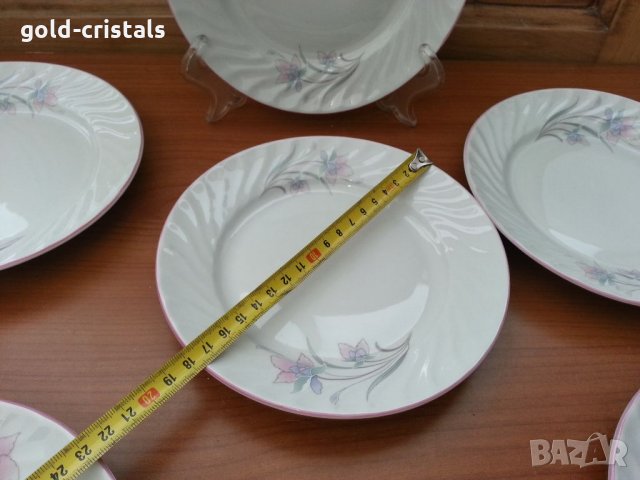 Стар български порцелан чинии, снимка 4 - Антикварни и старинни предмети - 33761793