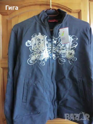 нов тъмносив суичър, снимка 2 - Детски анцузи и суичери - 37418036