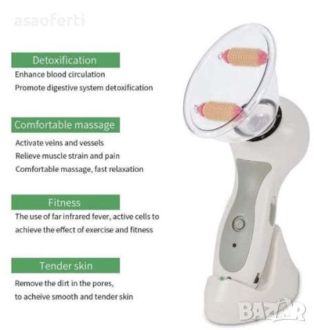 🍊 Вакуумен Антицелулитен Масажор Celluless MD – Стягане, Дренаж и Оформяне, снимка 3 - Масажори - 52551965