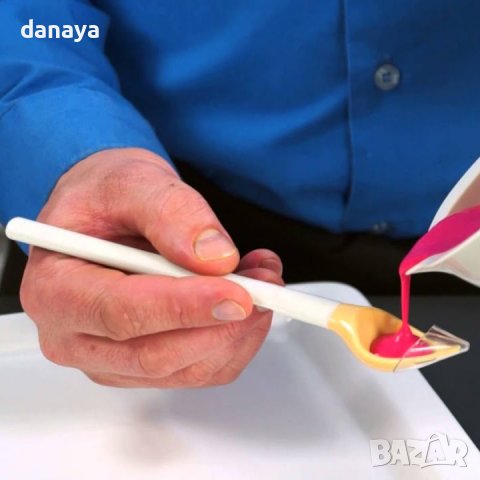 3361 Сладкарска лъжица за декориране на десерти и предястия, снимка 5 - Прибори за хранене, готвене и сервиране - 39486493